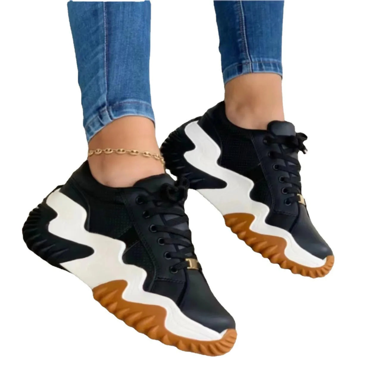 Fashion Tennis High Top Canvas Shoe Sneakers Women Shoes  Lace Up Breathable Casual Running Autumn Platform Girls Vulcanized