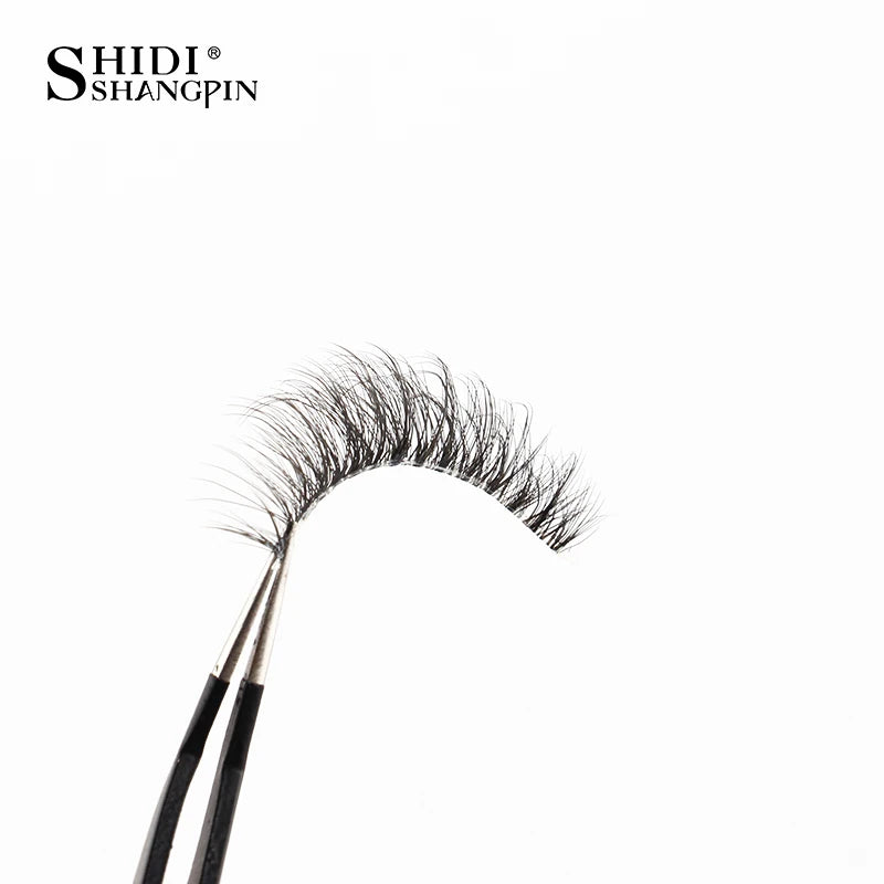 3/10 Pairs Natural Long Fluffy False Eyelashes Wispy Lashes 3D Segmented Lashes Fake Eyelashes Clear Band Eye Lashes Make up