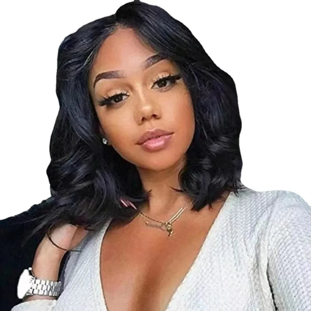 Hot Selling Women's Wigs Short Curly Fiber Middle Long Hair Cap Full Head Coverage European American Style Wigs