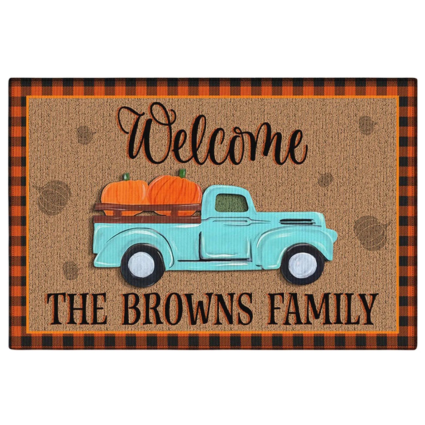 Welcome Entrance Doormats Christmas Letter Home Autumn Fall Dwarf Front Door Mat Carpet Floor Mat Dekor