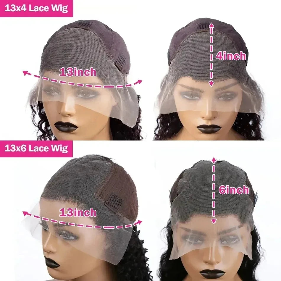 180 Density Body Wave 13x4 13x6 360 Hd Transparent Lace Front Human Hair Wig 30 38 Inch Lace Frontal Wigs Pre Plucked For Women