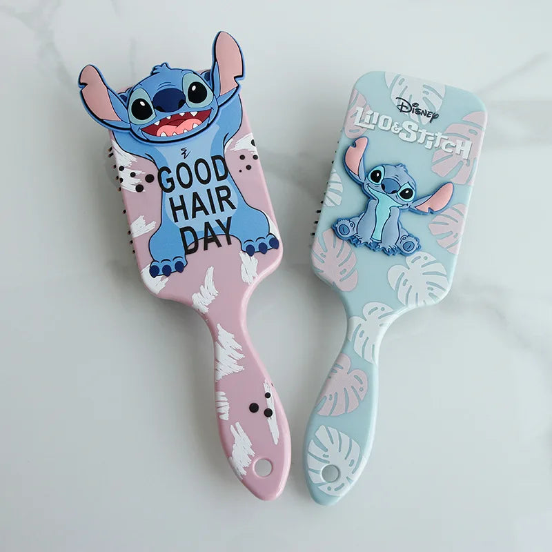 Miniso Disney Animation Lilo & Stitch Comb Series Cartoon Stitch Peripheral Air Cushion Massage Comb Children Girl Student Comb